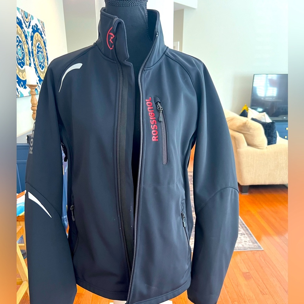 Rossignol Black Jacket with Red Logo